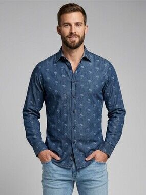 Steel & Jelly Long Sleeve Button Down Dress Shirt